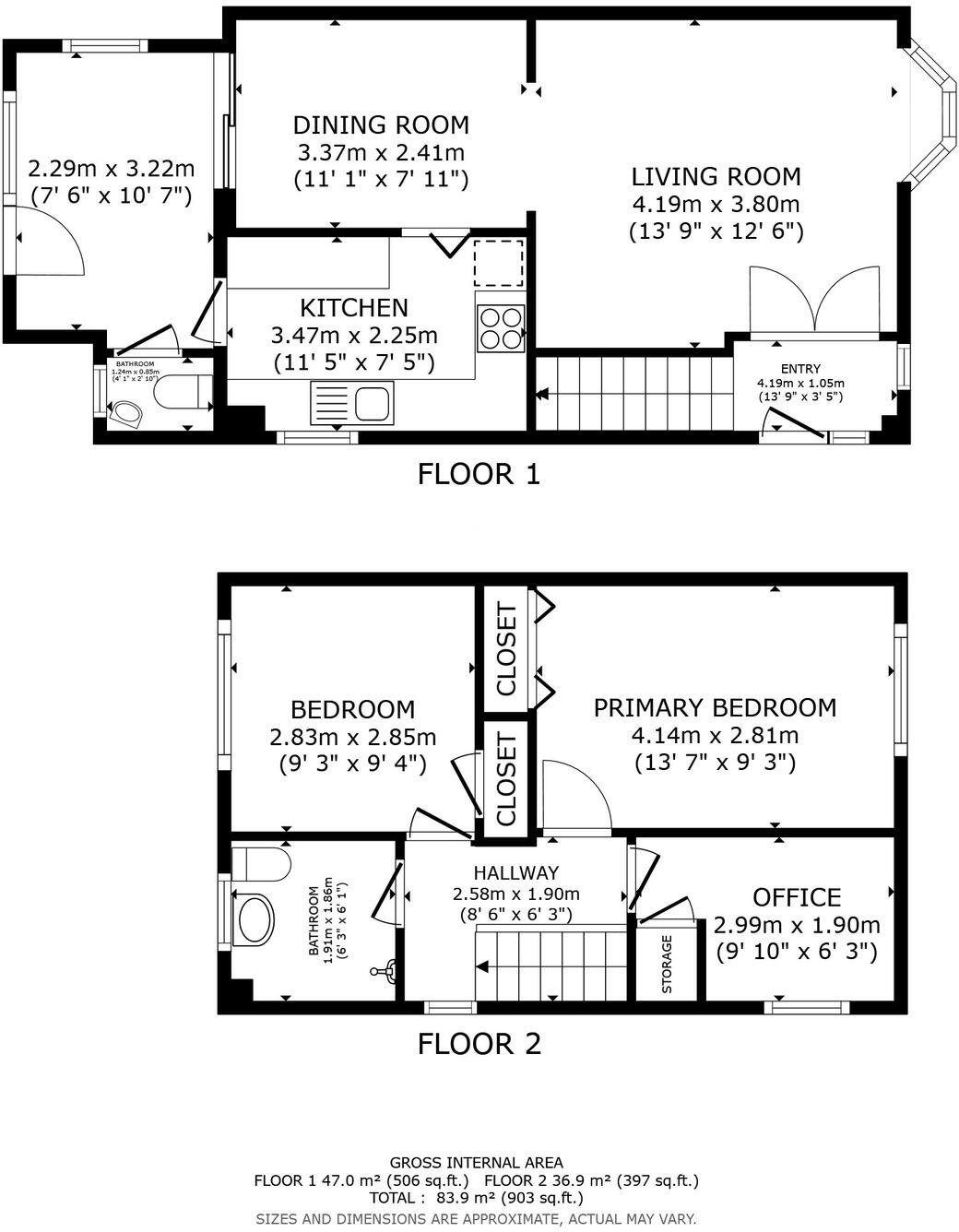 Great Close Road, Yarnton, OX5 floorplan
