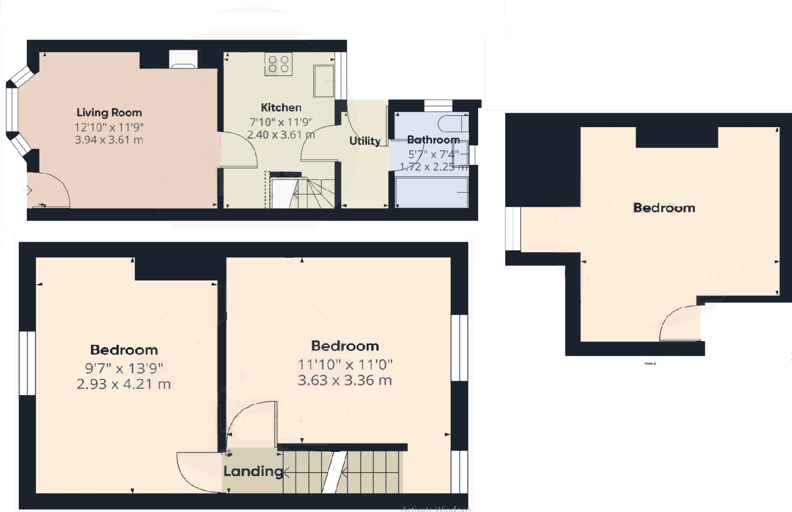Cedar Grove, Redcar, North Yorkshire, TS10 floorplan