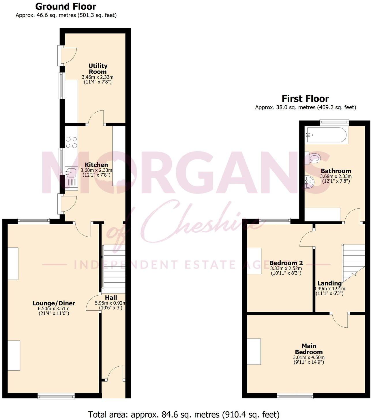 Romanes Street, Northwich, CW8 floorplan