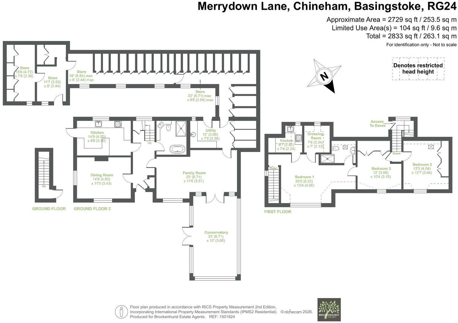 Merrydown Lane, Chineham floorplan