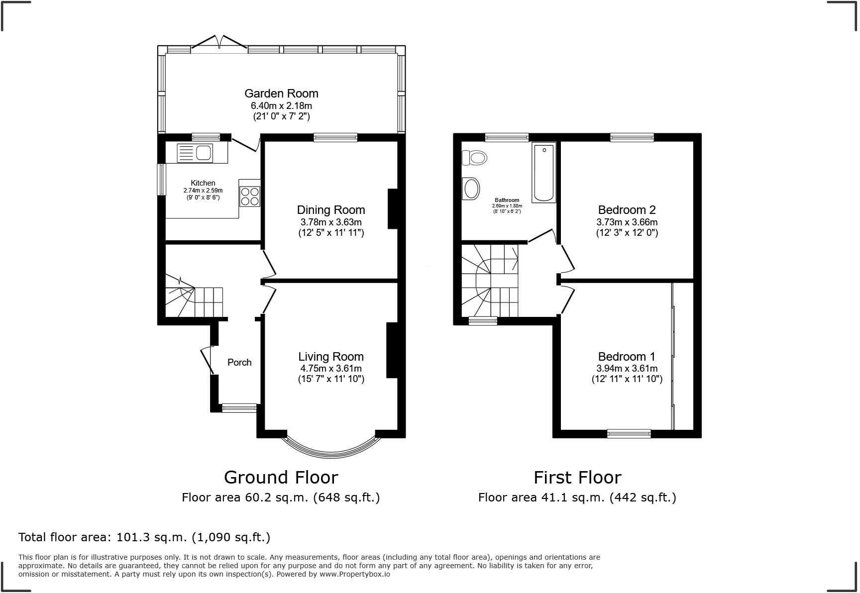 Clevelands Road, Wroxall, Ventnor floorplan