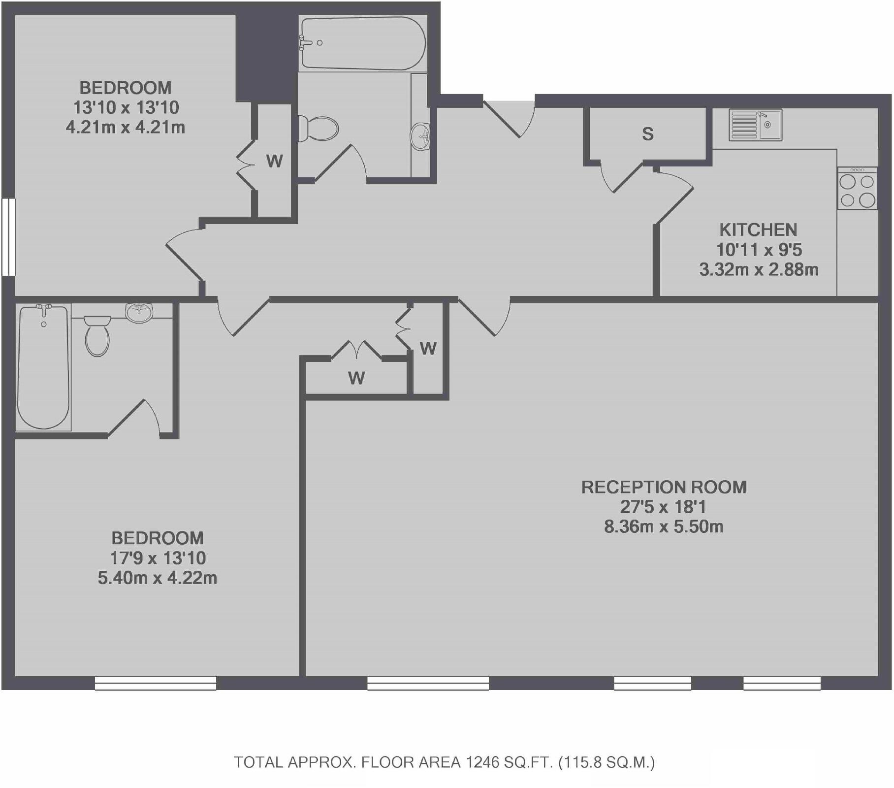 Gainsford Street, Shad Thames floorplan