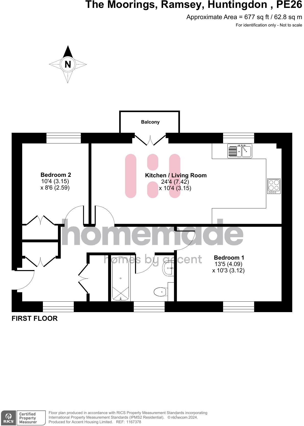 The Moorings, Ramsey, Cambridgeshire floorplan