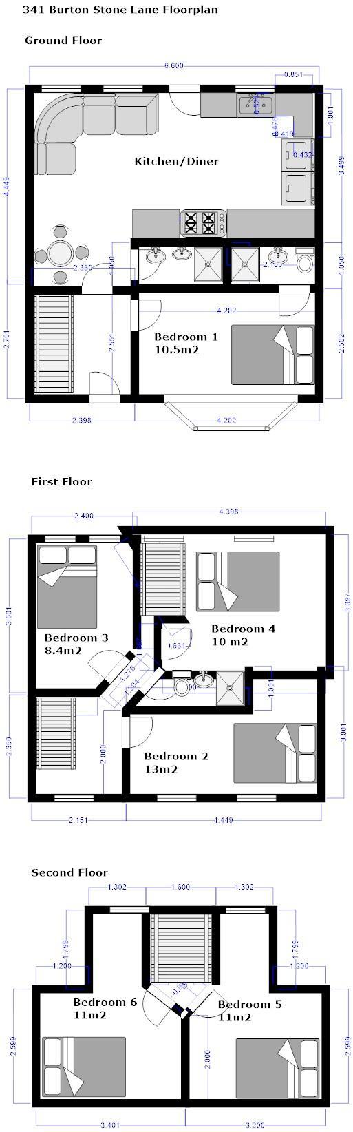 Burton Stone Lane, York, North Yorkshire, YO30 floorplan