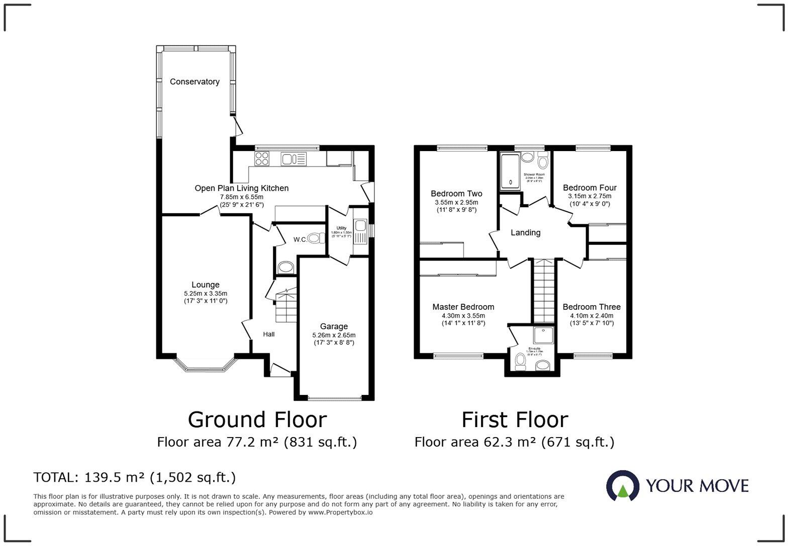 Smithy Farm Drive, Stoney Stanton, Leicester, Leicestershire, LE9 floorplan