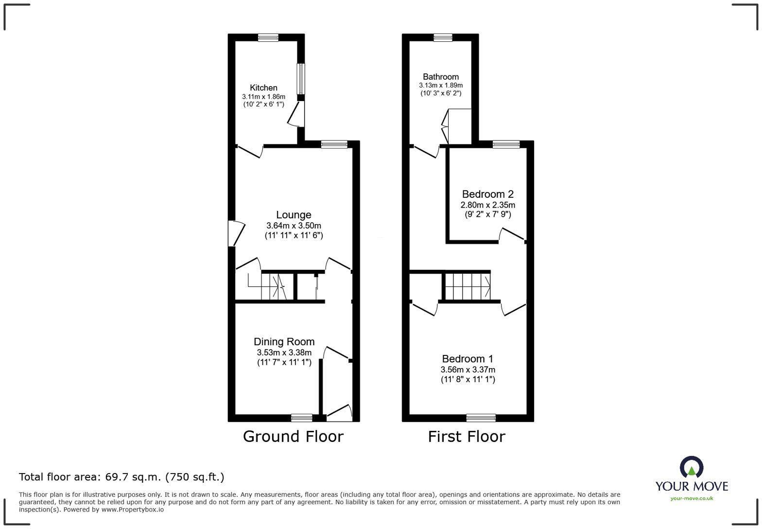 Edinburgh Street, Goole, East Yorkshire, DN14 floorplan