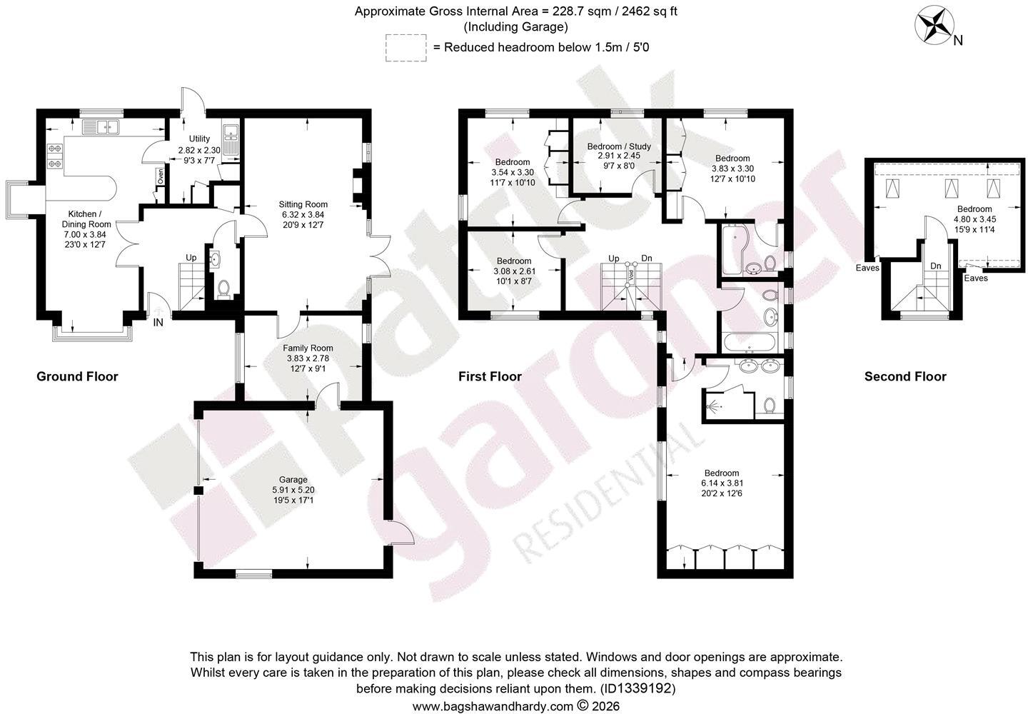 Park Lane, Ashtead, KT21 floorplan