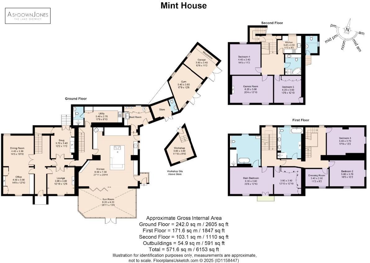 Mint House, Shap Road, Kendal, LA9 6NY floorplan
