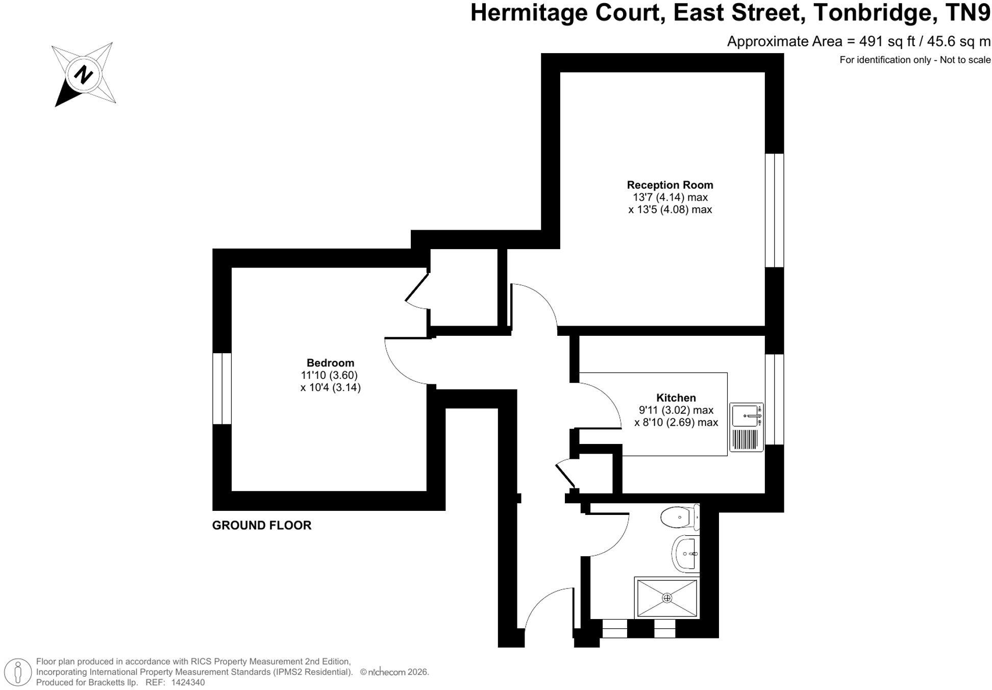 Hermitage Court, East Street, TN9 floorplan