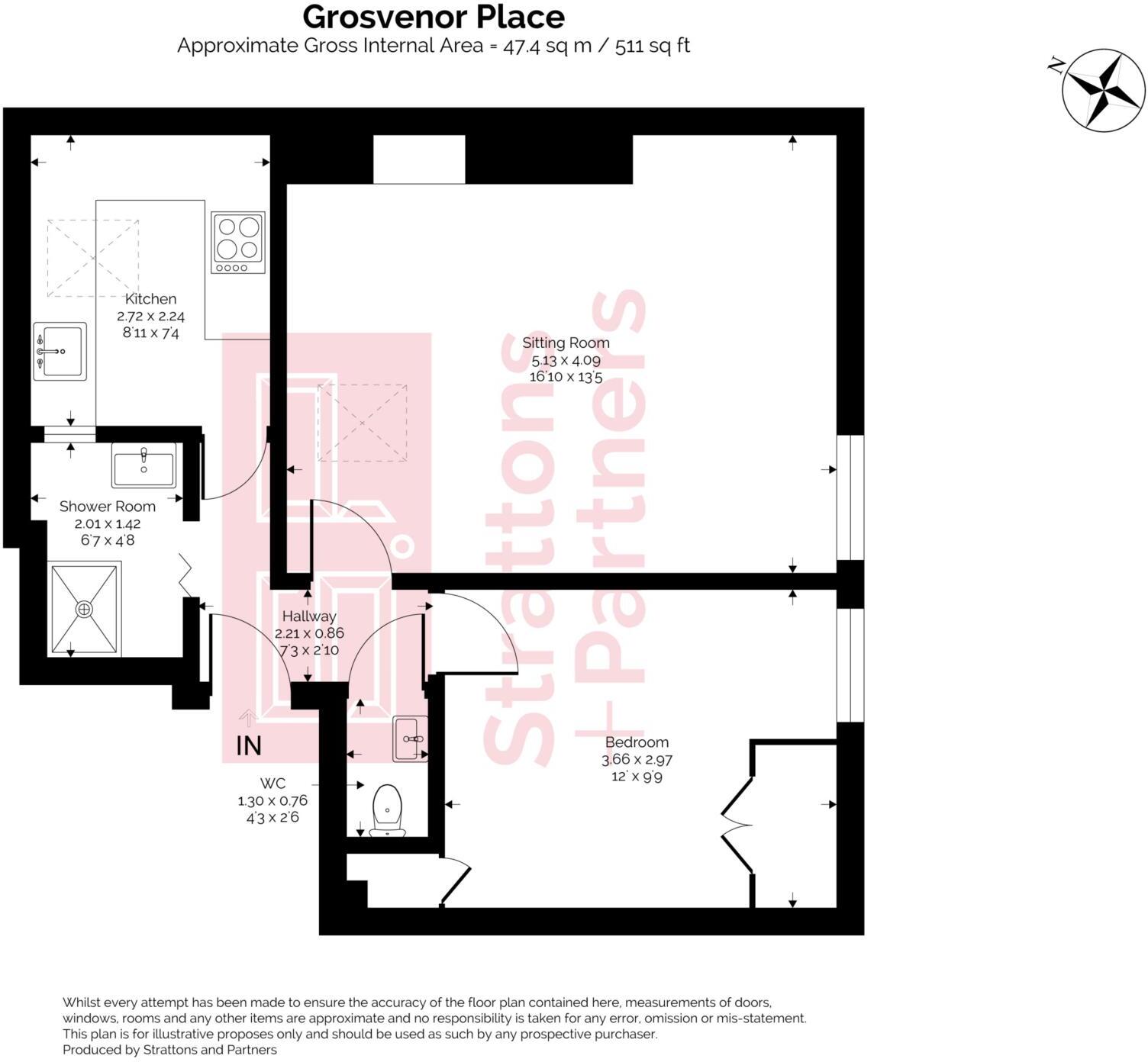 Grosvenor Place, Bath floorplan