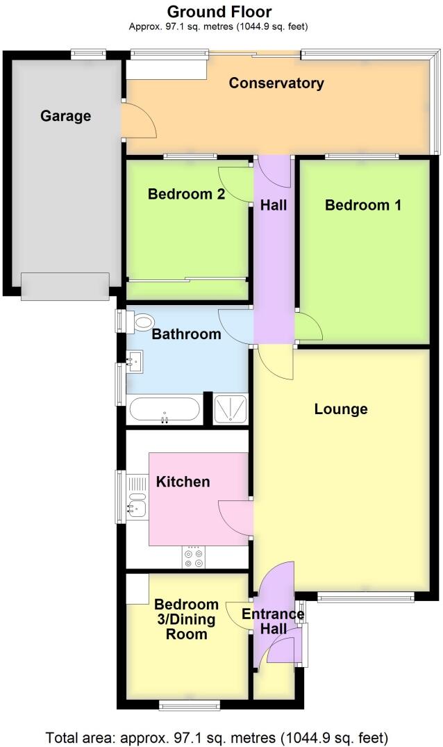 Yew Tree Grove, Boston, Lincolnshire, PE21 floorplan