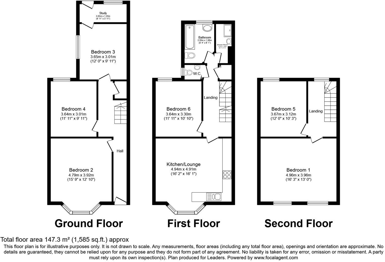 Gedling Grove, Nottingham, NG7 floorplan