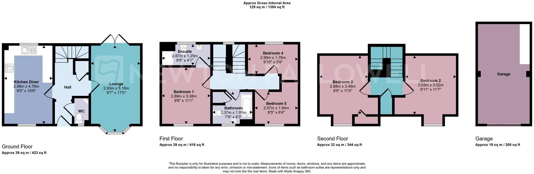 Cave Crescent, Coalville, LE67 floorplan