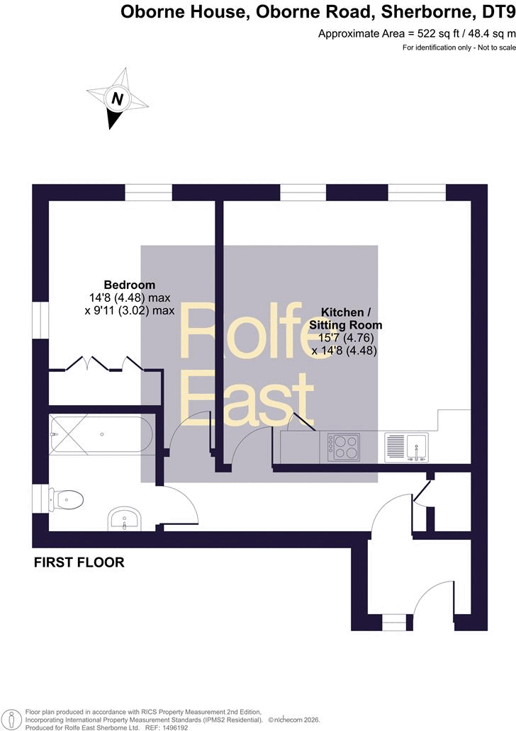Oborne Road Sherborne floorplan