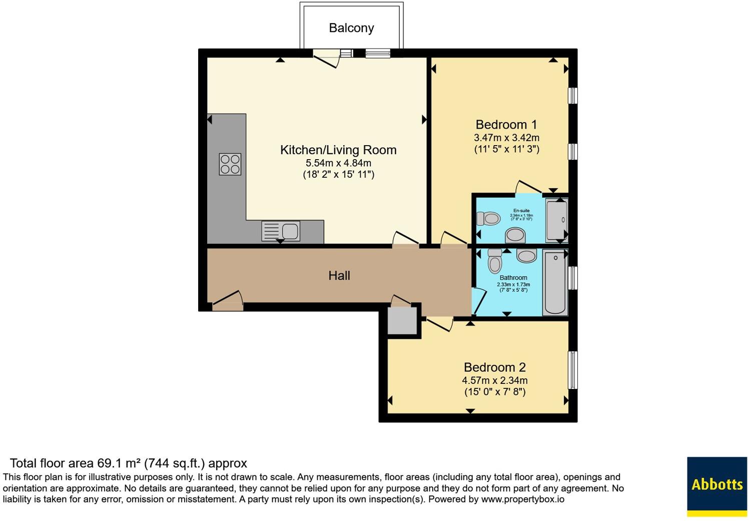 Gaskell Place, Ipswich, Suffolk, IP2 floorplan