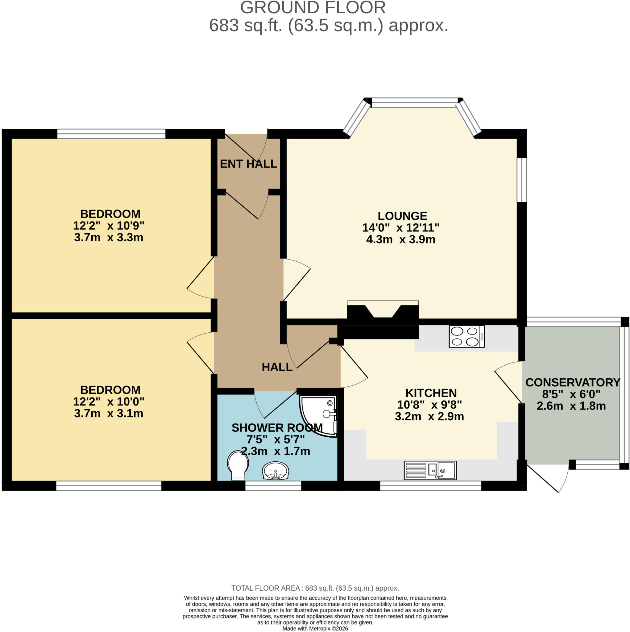 Trenode Avenue, Combe Martin, North Devon, EX34 floorplan