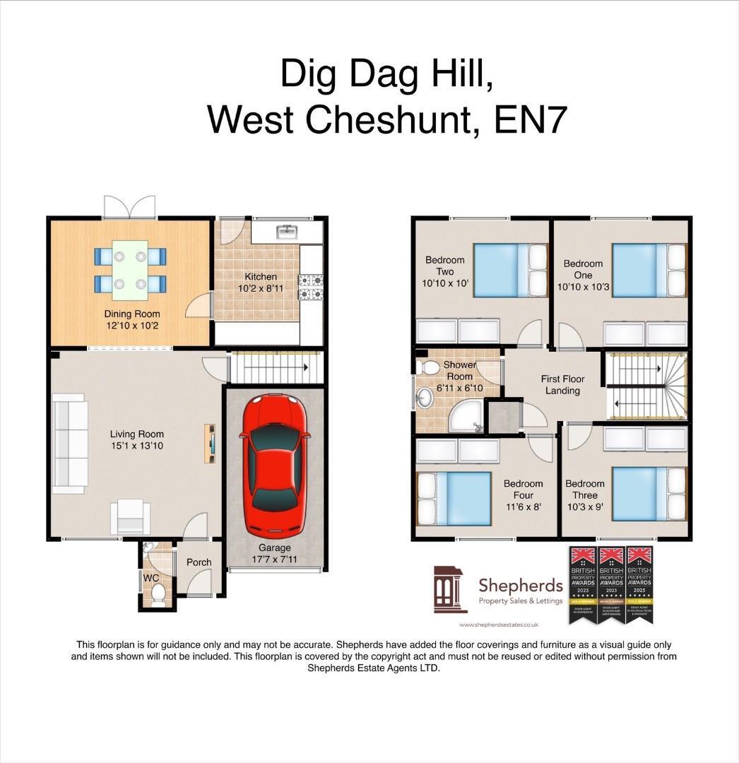 Dig Dag Hill, West Cheshunt floorplan