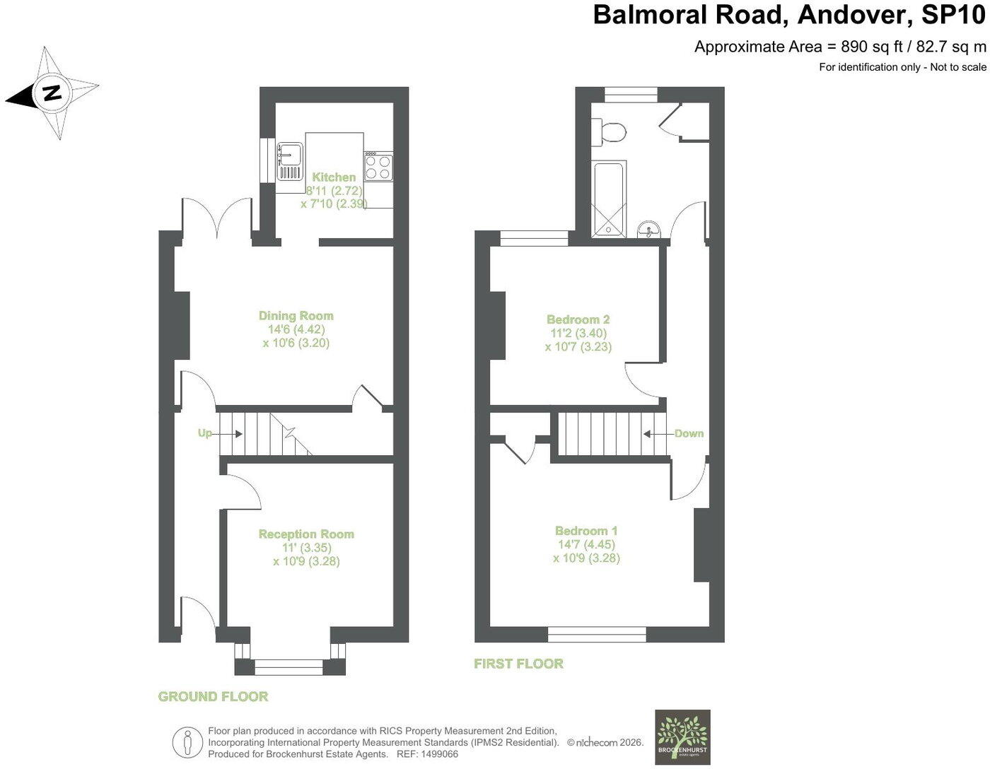 Balmoral Road, Andover, SP10 3HY floorplan