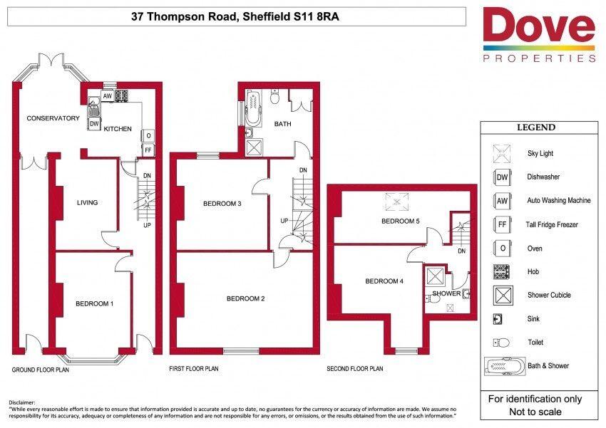 37 Thompson Road, Ecclesall floorplan