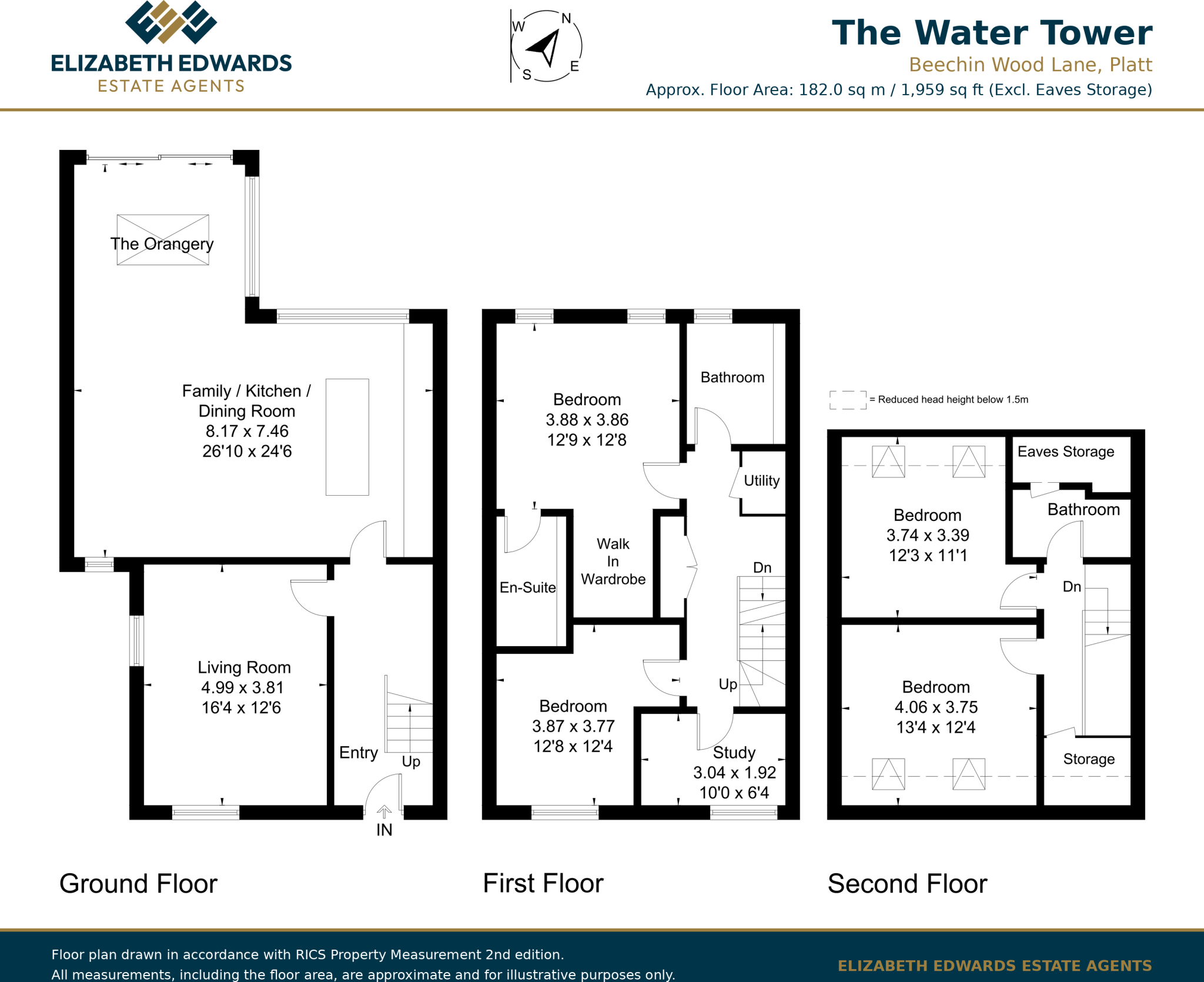 PLOT 7 ,  7 WATER TOWER PLACE Beechin Wood Lane, Platt, Sevenoaks, Kent floorplan
