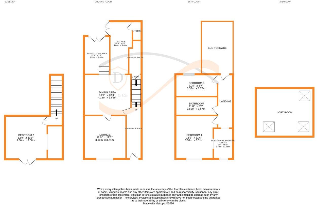 South View, Farnhill, Keighley, BD20 floorplan