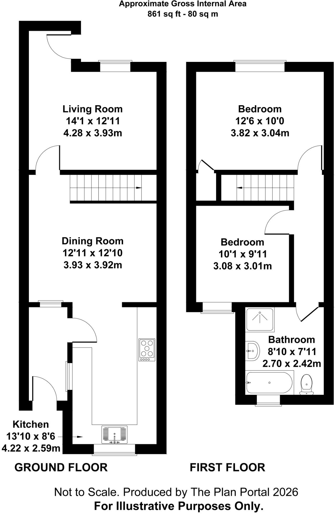 Clutton, Bristol, Somerset, BS39 floorplan