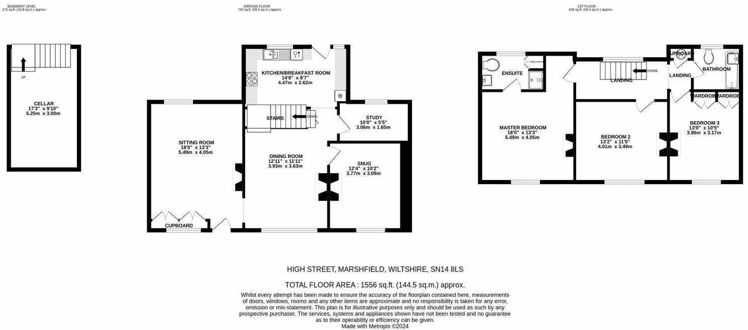 112, High Street, Marshfield, Chippenham, SN14 8LS floorplan