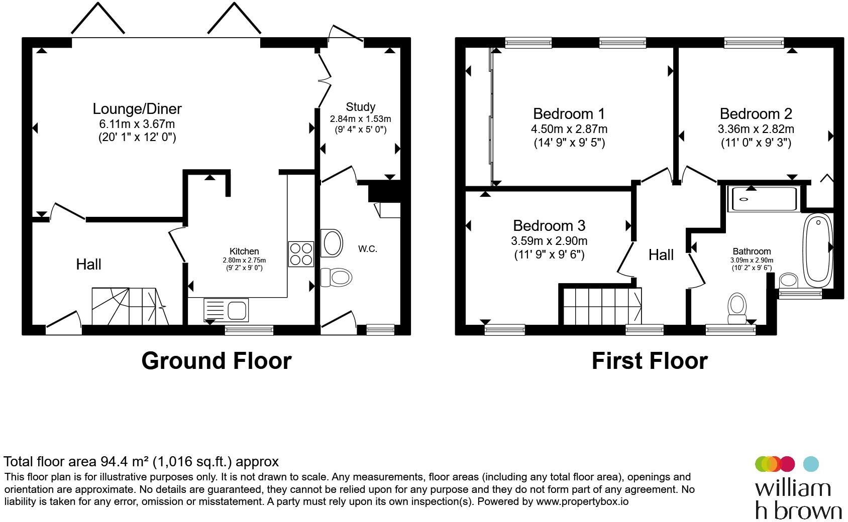 Rookwood Drive, Stevenage floorplan