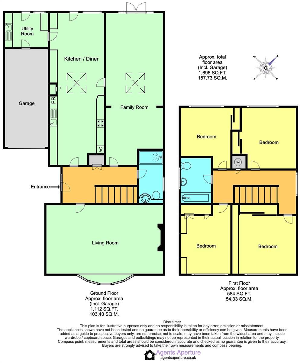 Down Barton Road, Birchington floorplan
