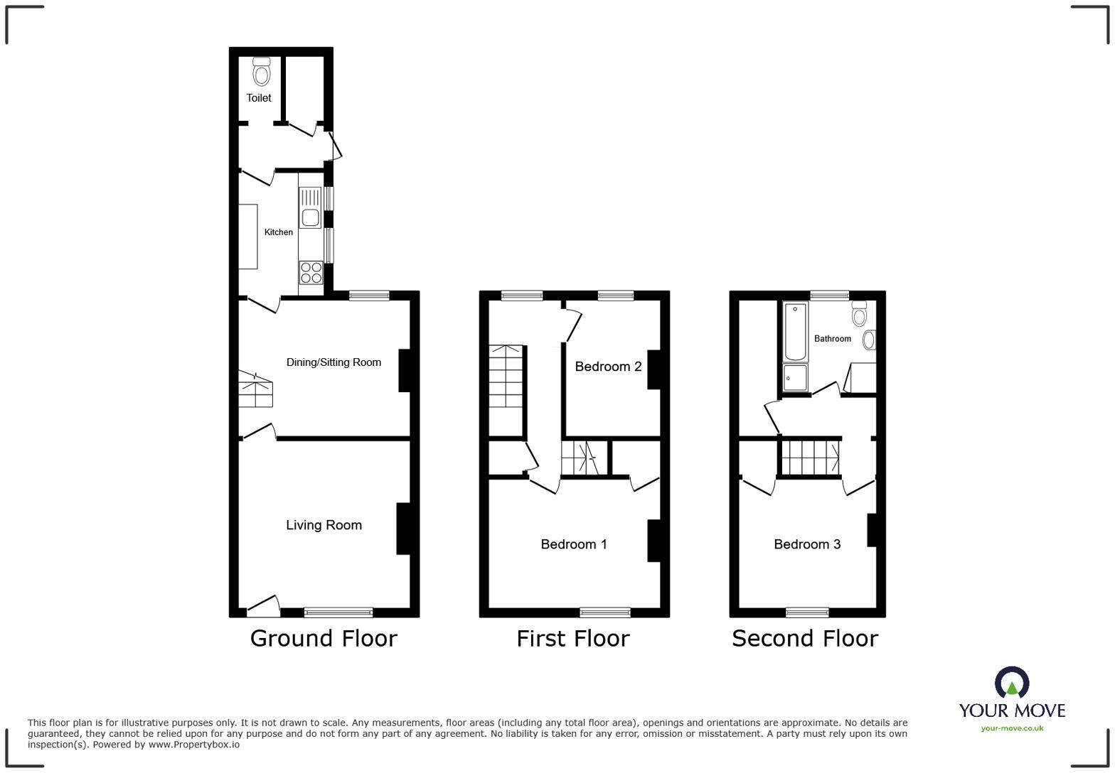 Harrington Road, Workington, Cumbria, CA14 floorplan