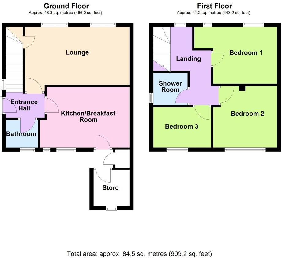 Queensway, Old Dalby floorplan