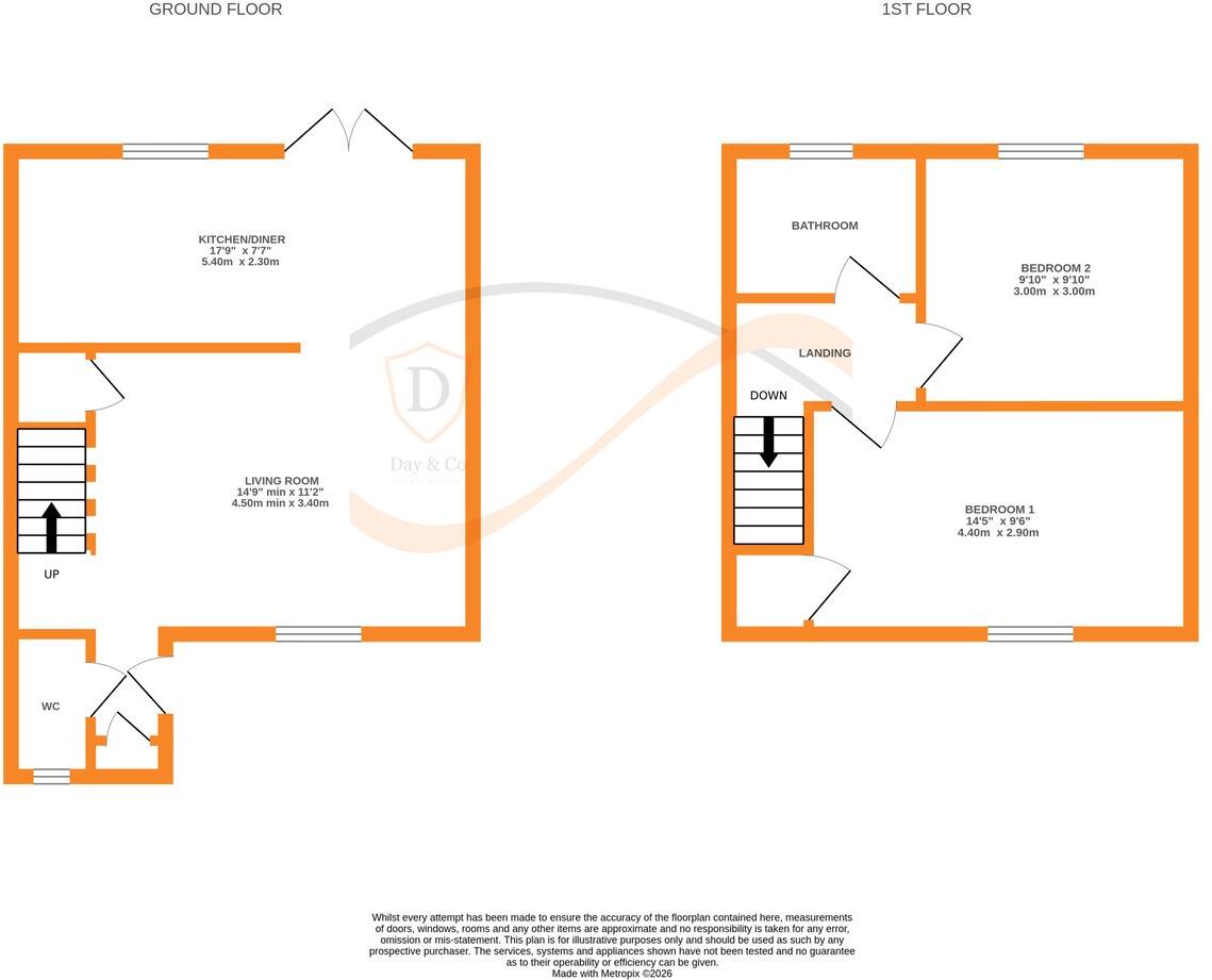 Clough Fold, Keighley, BD21 floorplan