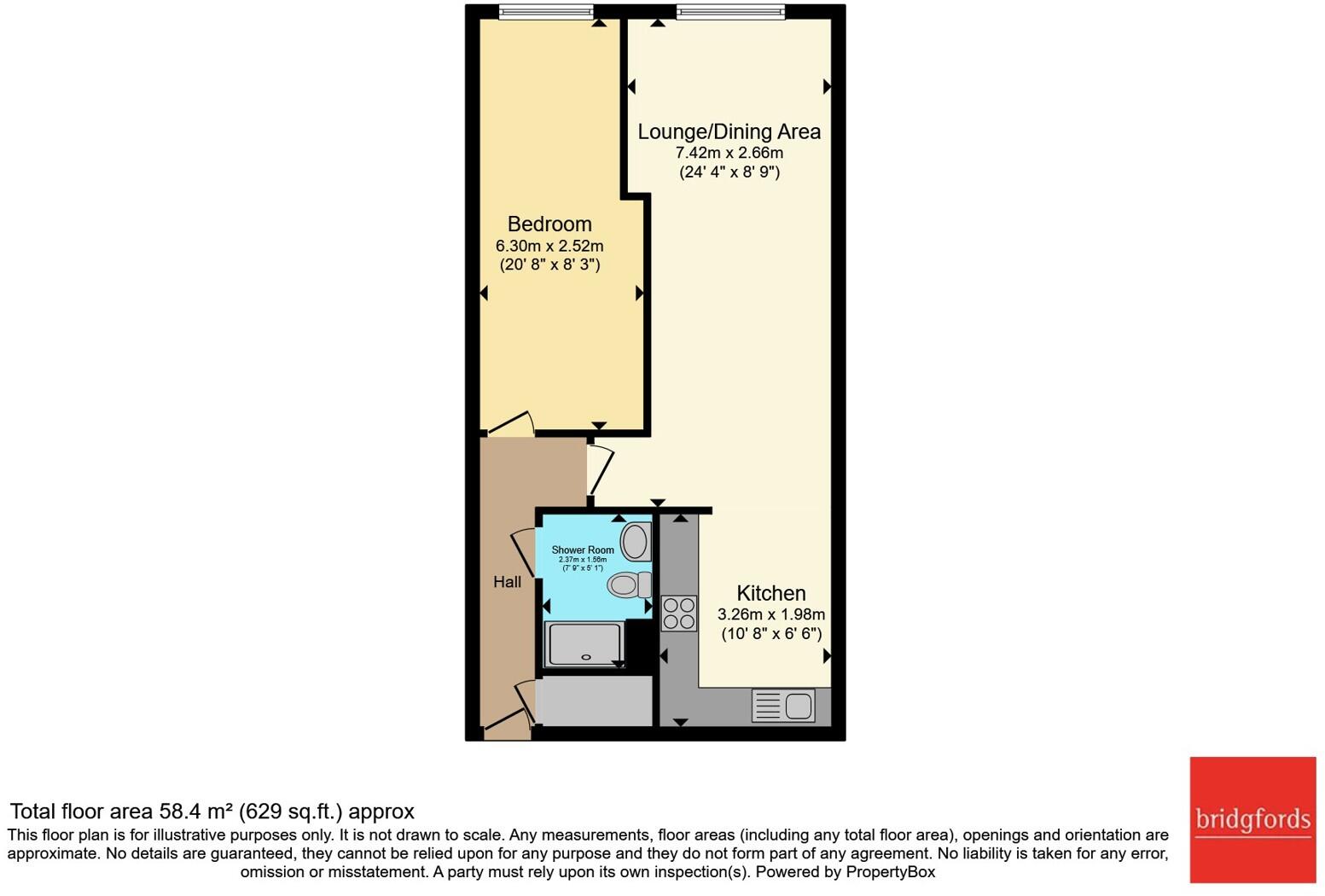 Alfred Street East, Halifax, West Yorkshire, HX1 floorplan