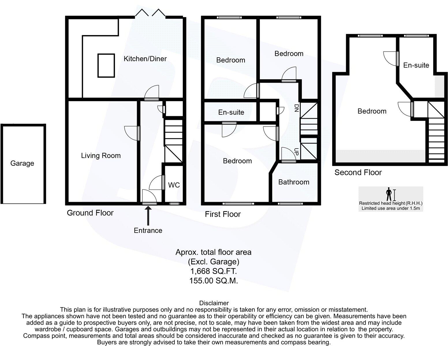 Sloane Mews, Prospect Road, Hornchurch, RM11 floorplan