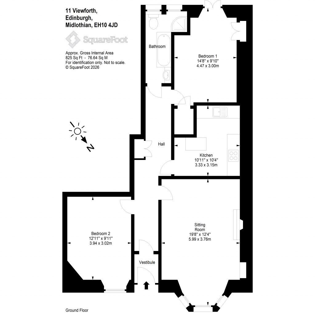 11 Viewforth, Bruntsfield, Edinburgh, EH10 4JD floorplan
