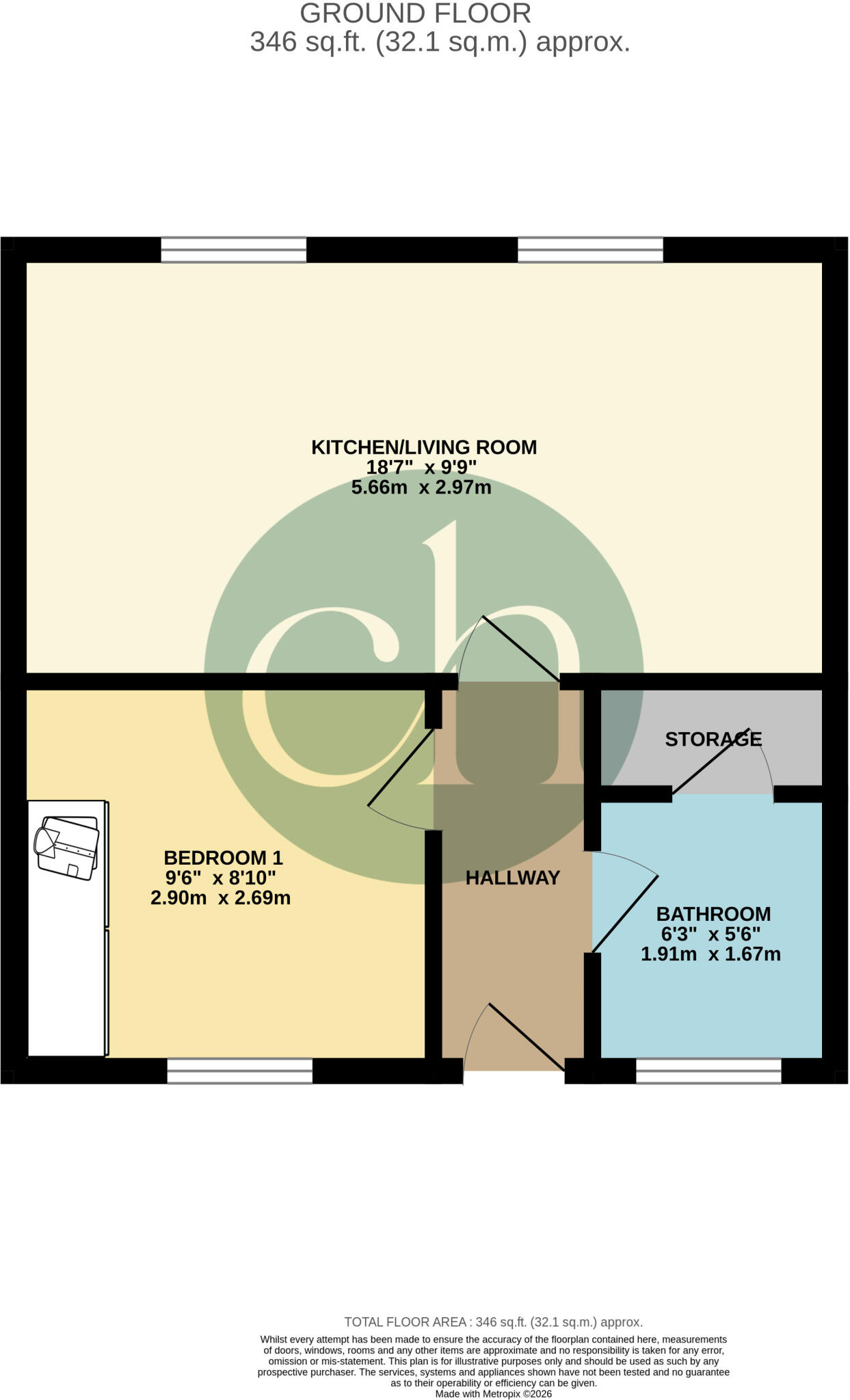 Valleyside, Old Town, Swindon, Wiltshire, SN1 floorplan