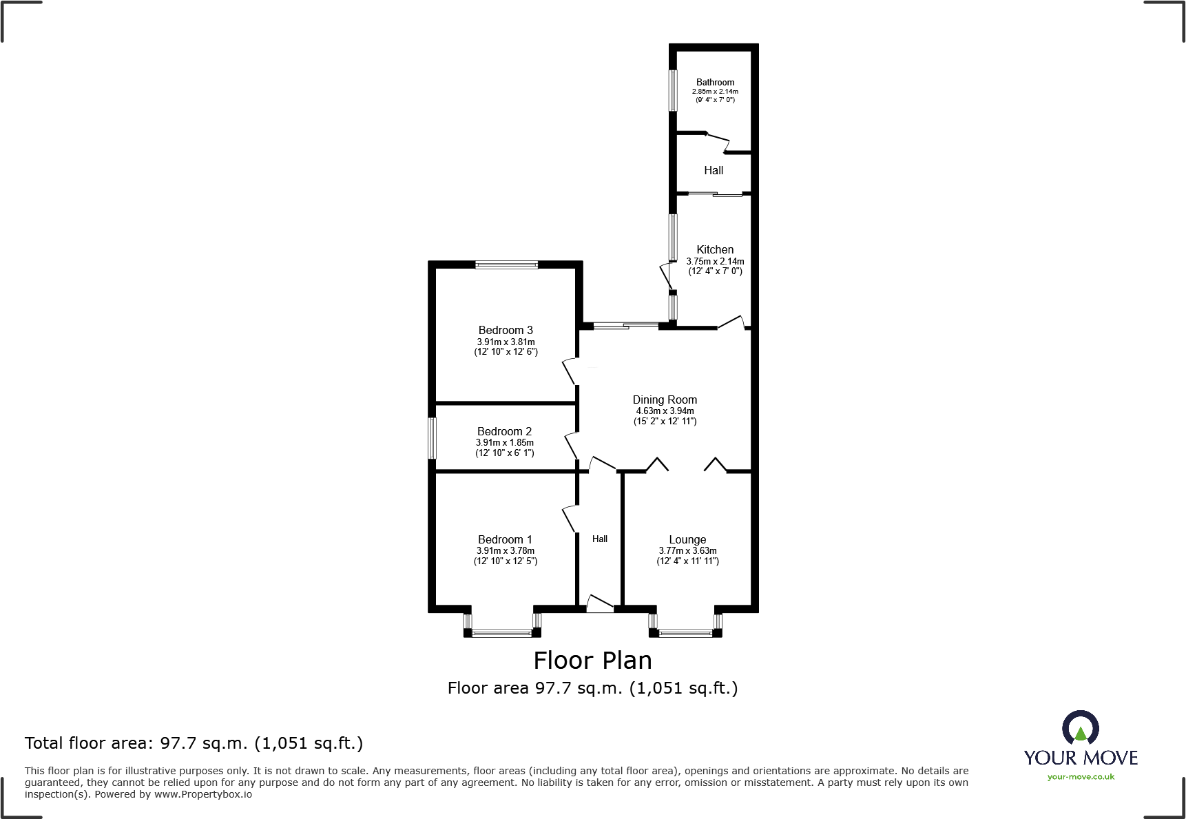 Herbert Street, Loughborough, Leicestershire, LE11 floorplan