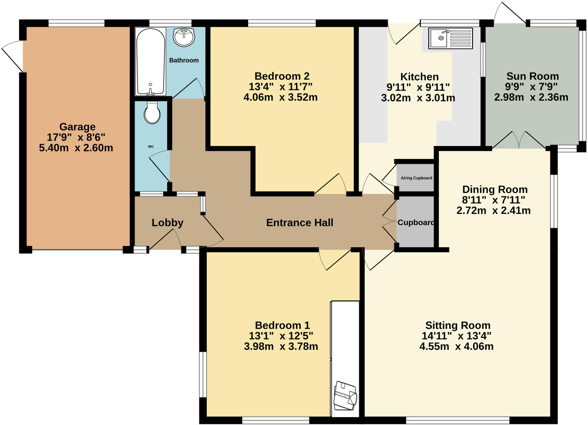 Dunbar Crescent, Highcliffe, Dorset, BH23 floorplan