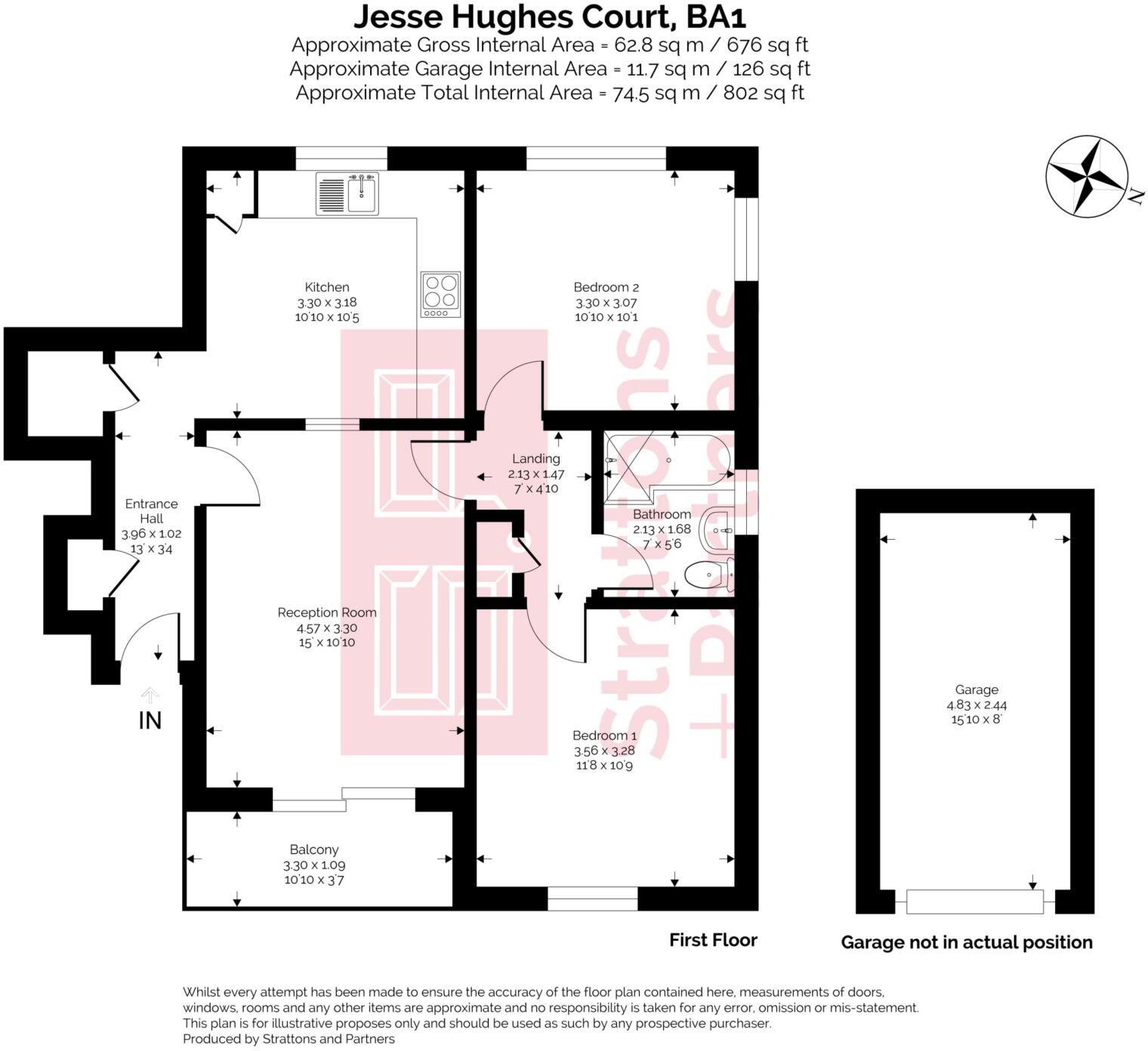 Jesse Hughes Court, Bath floorplan