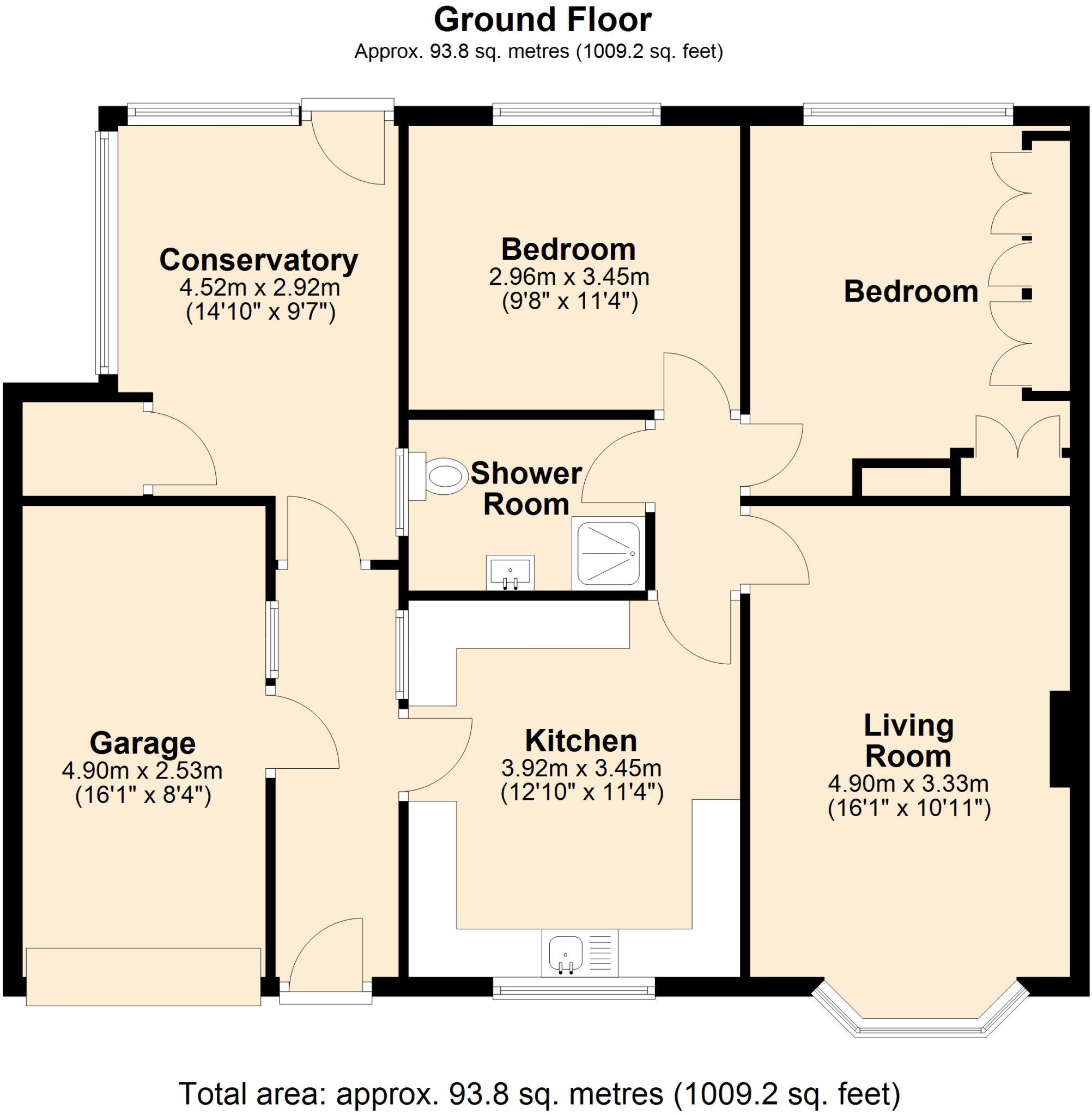 Wycliffe Avenue, Melton Mowbray, LE13 floorplan