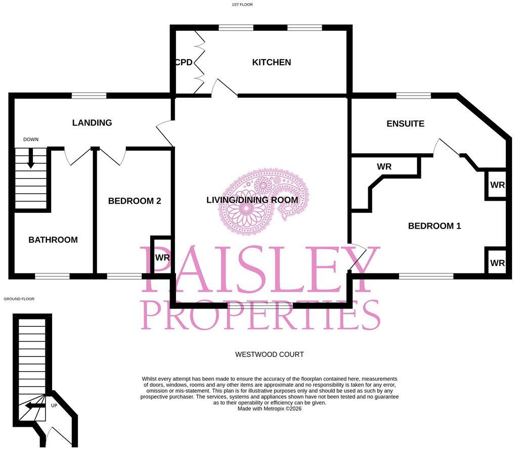 Westwood Court, Dark Lane, Almonbury, Huddersfield, HD4 6SE floorplan