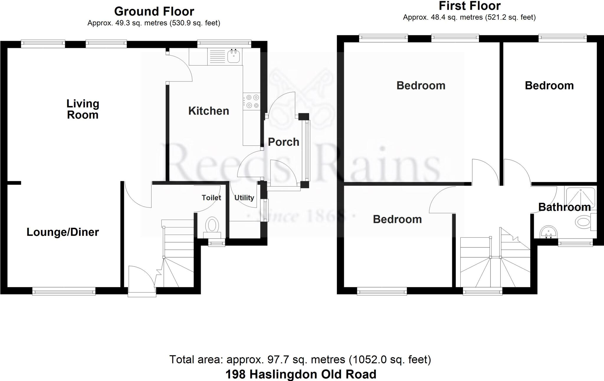 Haslingden Old Road, Rossendale, Lancashire, BB4 floorplan