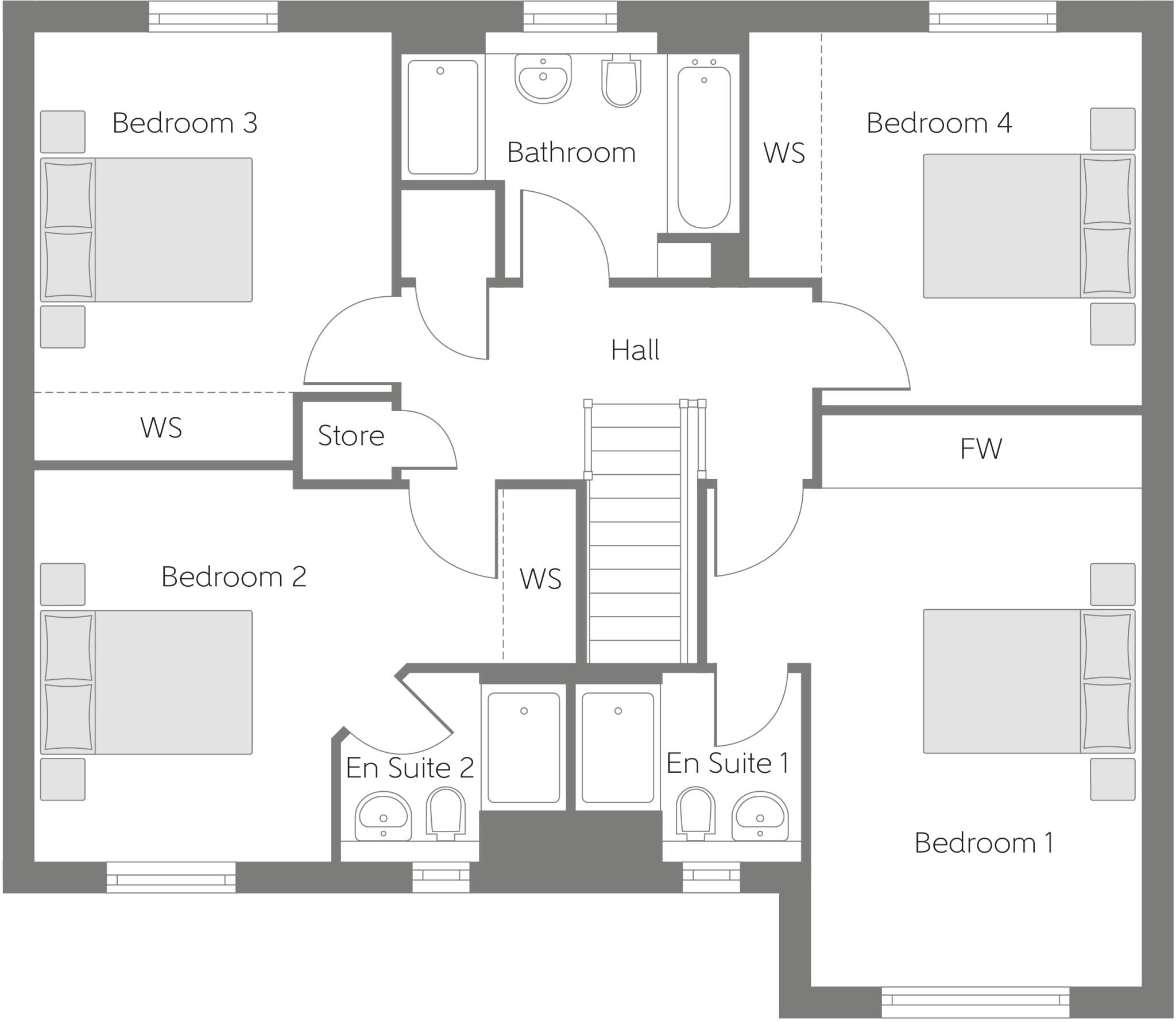 Lochend Road,
Gartcosh,
North Lanarkshire,
G69 8BD floorplan