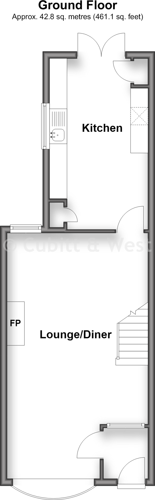Westbourne Road, Portsmouth, Hampshire floorplan