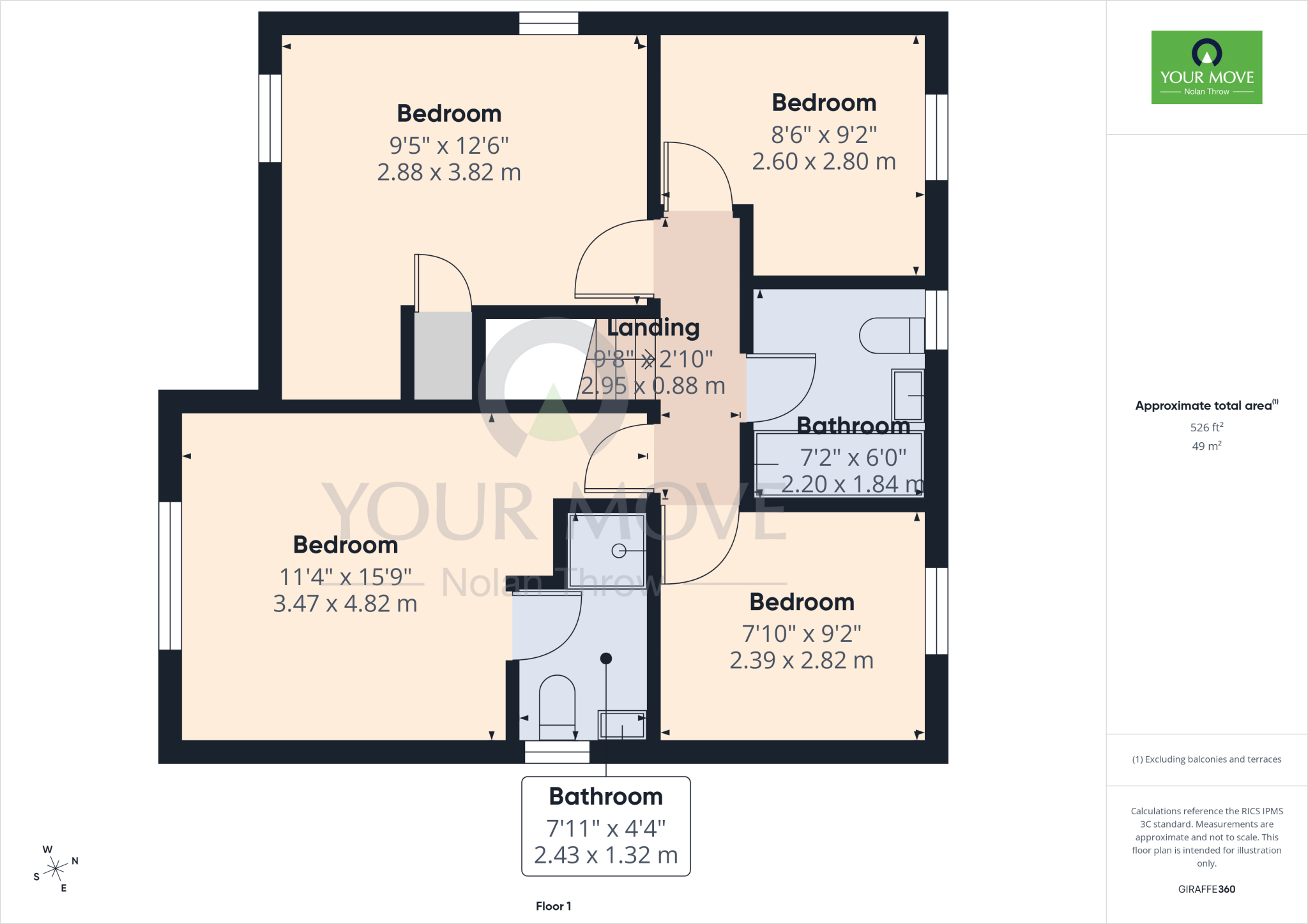 Clover Lane, Wootton, Northampton, NN4 floorplan