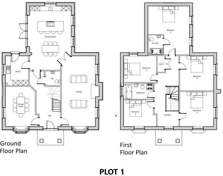 1  Sutton Close, Long Lane, Framingham Earl, Norwich. Norfolk floorplan
