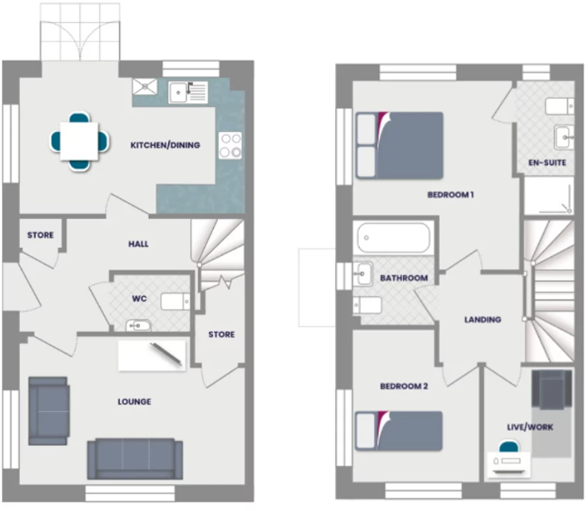 Calver Close,
Dodworth,
Barnsley,
S75 3QW floorplan
