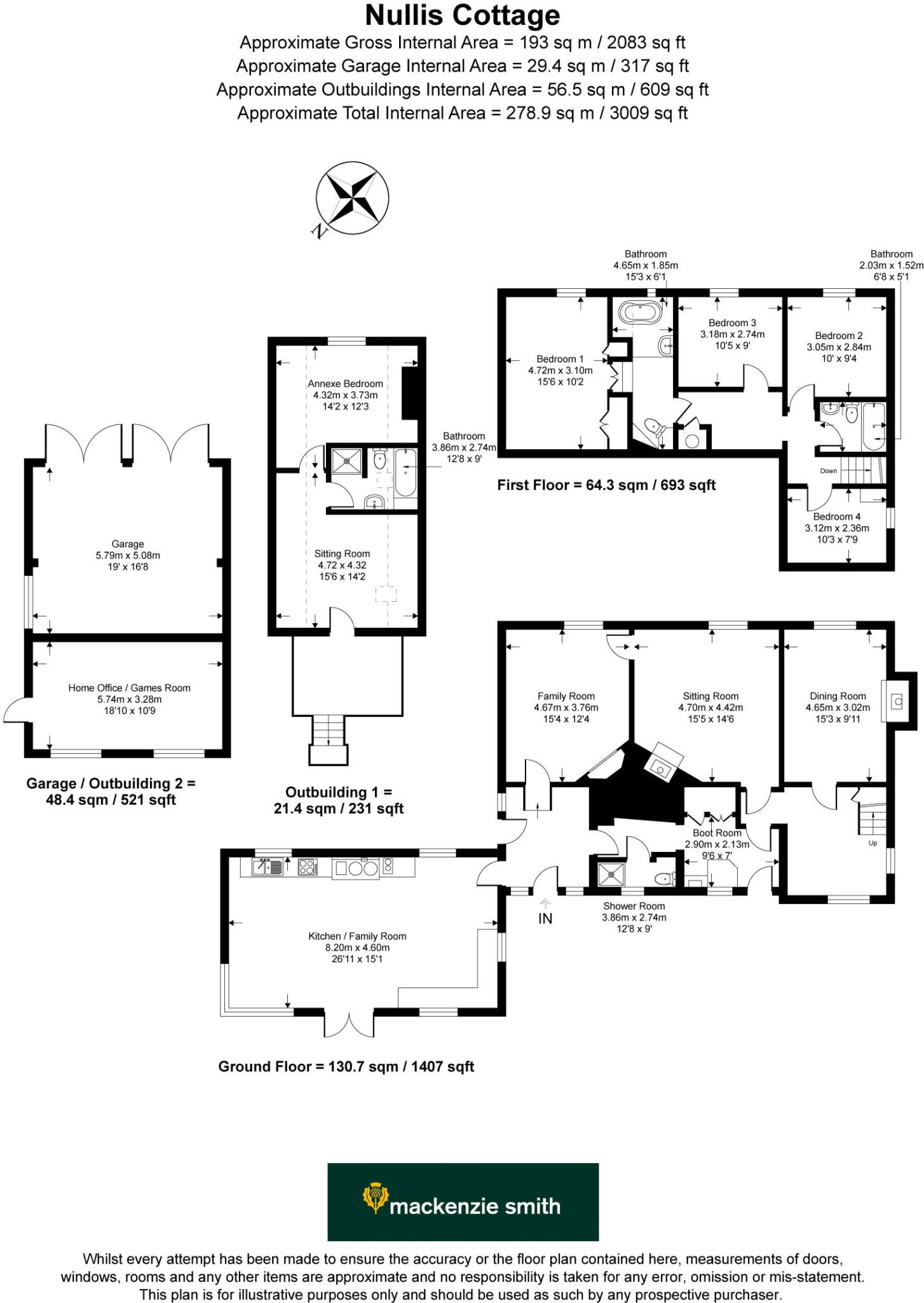 Chandlers Green, Mattingley, Hampshire, RG27 floorplan