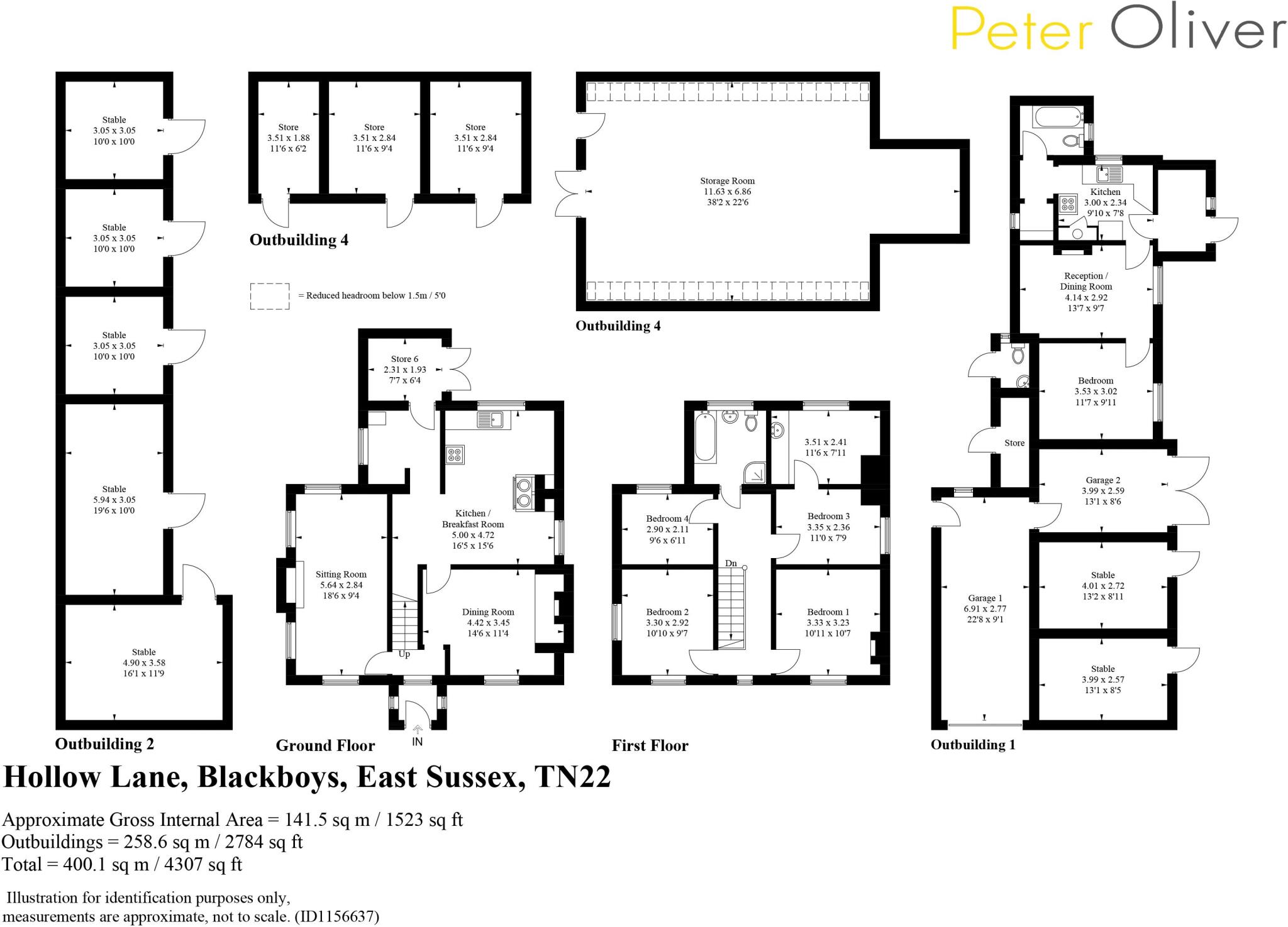 Hollow Lane, Blackboys floorplan