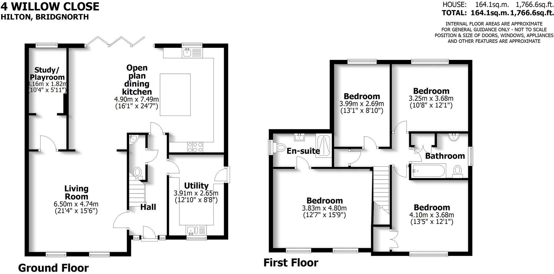 4 Willow Close, Hilton, Bridgnorth floorplan